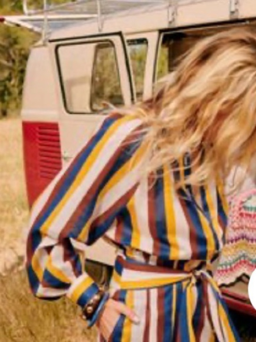 Sezane Cyrine Shirt Summer Stripes NWT! - Size 2
